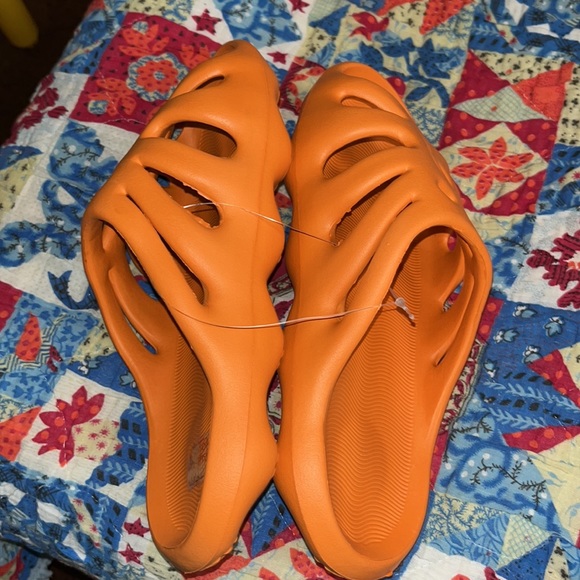 EVA Foam 450 Slide Caged Unbranded Sandals New Rust Burnt Orange - Picture 11 of 17